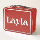 Layla Metall Brotdose (Vorderseite)