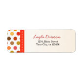 Layla Return Adress Labels (Vorne)