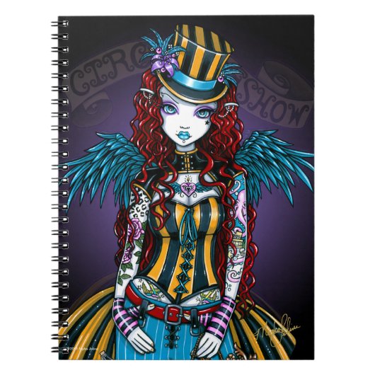 "Layla" Steampunk Notizblock (Vorderseite)