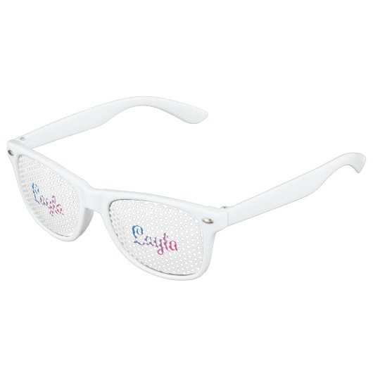 Layla Stylish Cursive Sonnenbrille (Schrägansicht)