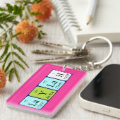 Laylah Periodenschlüsselring Schlüsselanhänger (Vorderseite rechts)