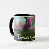 Laylas Morgentee Personalisiert anpassbar Tasse (Vorderseite Links)
