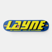 LAYNE JMT BARB 7 3/4" Skateboard Deck (Horizontal)