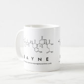 Layne Peptidname Tasse (Vorderseite Links)