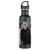 Layne Staley Alicee in Chainss Black and White gif Edelstahlflasche (Vorderseite)
