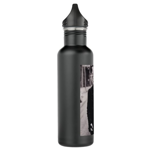 Layne Staley Alicee in Chainss Black and White gif Edelstahlflasche (Links)