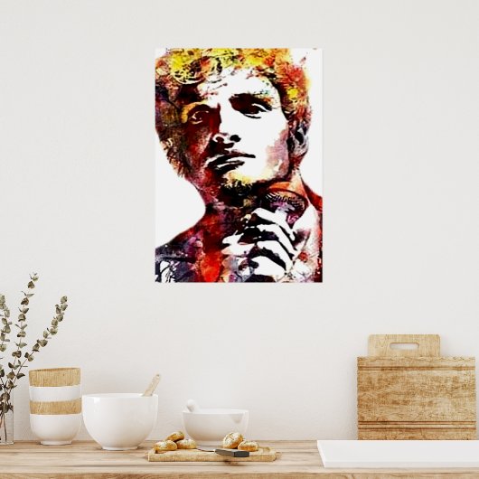 Layne Staley Portrait Poster (Küche)
