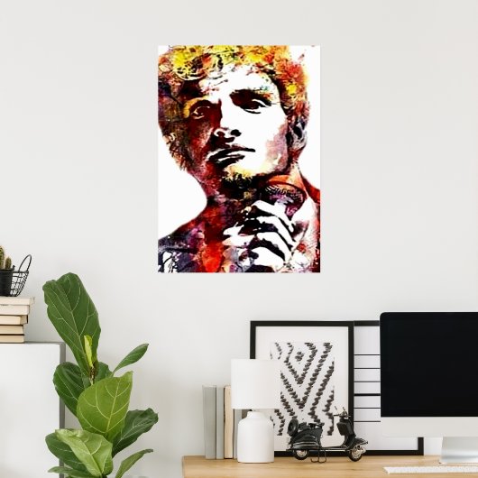 Layne Staley Portrait Poster (Heimbüro)
