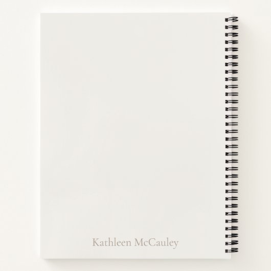 Layout des Liebe Notizblock (Rückseite)