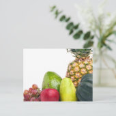 Layout für frisches Obst und Gemüse Postkarte (Stehend Vorderseite)