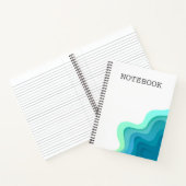 Layoutentwurf für die Papierausführung Notizblock (Innenseite)