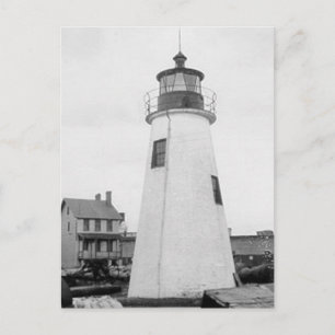 Lazaretto Point Lighthouse Postkarte