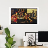 Lazarus am Tisch des Reichen, 1618 (Öl auf Leinwan Poster (Heimbüro)