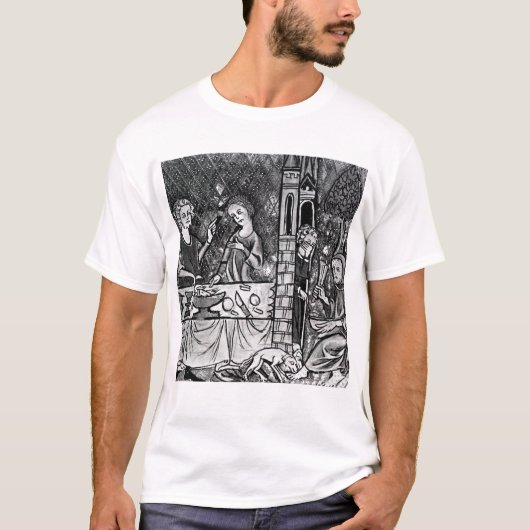 Lazarus am Tor des reichen Mannes T-Shirt (Vorderseite)