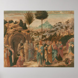 Lazarus Benozzo Gozzoli Kunst, Dichtung und Musik Poster