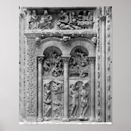 Lazarus und der Reiche, vom Südportal Poster (Vorne)