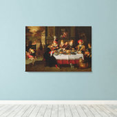 Lazarus und der Tisch des Reichen Leinwanddruck (Insitu (Holzboden))