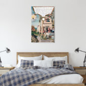 Lazarus und der Tisch des Reichen Leinwanddruck (Insitu (Schlafzimmer))