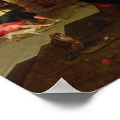 Lazarus und der Tisch des Reichen Poster (Ecke)