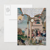 Lazarus und der Tisch des Reichen Postkarte (Vorne/Hinten)