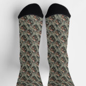 🩸 Lazarus Weeps - Gothic Viktorianisch Delirium Socken (Oben)