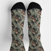 🩸 Lazarus Weeps - Gothic Viktorianisch Tapestry Socken (Oben)