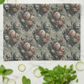 🩸 Lazarus Weeps - gotisch Viktorianisch Geschirrtuch (Gefaltet)