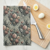 🩸 Lazarus Weeps - gotisch Viktorianisch Geschirrtuch (Viertel Falte)