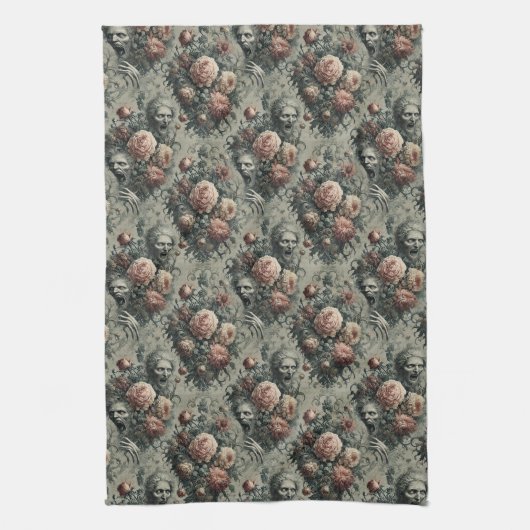 🩸 Lazarus Weeps - gotisch Viktorianisch Geschirrtuch (Vertikal)