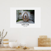 Lazarzu wyjdz Skulptur Poster (Küche)