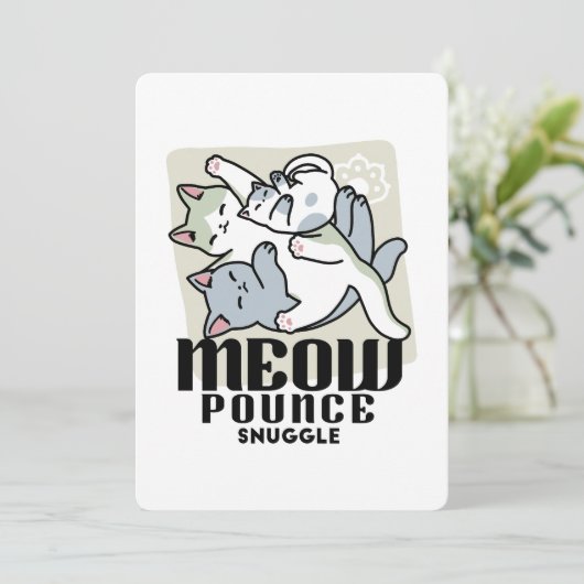 Laze Furdays - Niedliche Lazy Cats Design (Stehend Vorderseite)