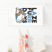 Laze Furdays - Niedliche Lazy Cats Design Banner (Insitu)