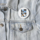 Laze Furdays - Niedliche Lazy Cats Design Button (Beispiel)