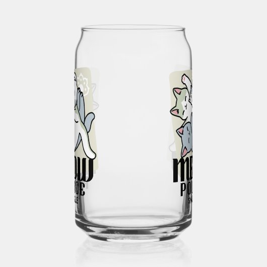 Laze Furdays - Niedliche Lazy Cats Design Dosenglas (Links)