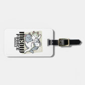 Laze Furdays - Niedliche Lazy Cats Design Gepäckanhänger (Vorderseite horizontal)