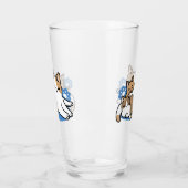 Laze Furdays - Niedliche Lazy Cats Design Glas (Links)