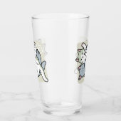 Laze Furdays - Niedliche Lazy Cats Design Glas (Rechts)