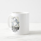 Laze Furdays - Niedliche Lazy Cats Design Kaffeetasse (Vorderseite Links)