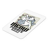 Laze Furdays - Niedliche Lazy Cats Design Magnet (Linke Seite)