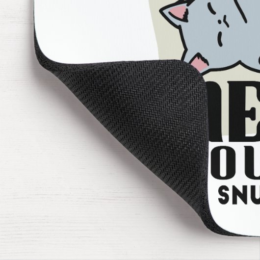 Laze Furdays - Niedliche Lazy Cats Design Mousepad (Ecke)
