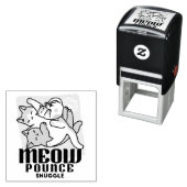 Laze Furdays - Niedliche Lazy Cats Design Permastempel (Beispiel)