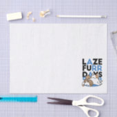 Laze Furdays - Niedliche Lazy Cats Design Seidenpapier (Handwerk)