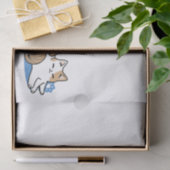 Laze Furdays - Niedliche Lazy Cats Design Seidenpapier (Geschenk)