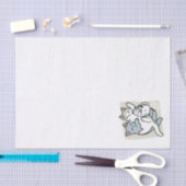 Laze Furdays - Niedliche Lazy Cats Design Seidenpapier (Handwerk)