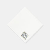 Laze Furdays - Niedliche Lazy Cats Design Serviette (Ecke)