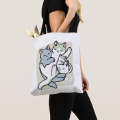 Laze Furdays - Niedliche Lazy Cats Design Tasche (Von Nahem)