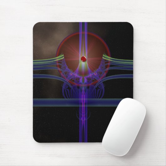 Lazer Stern-Explosion Mousepad (Mit Mouse)