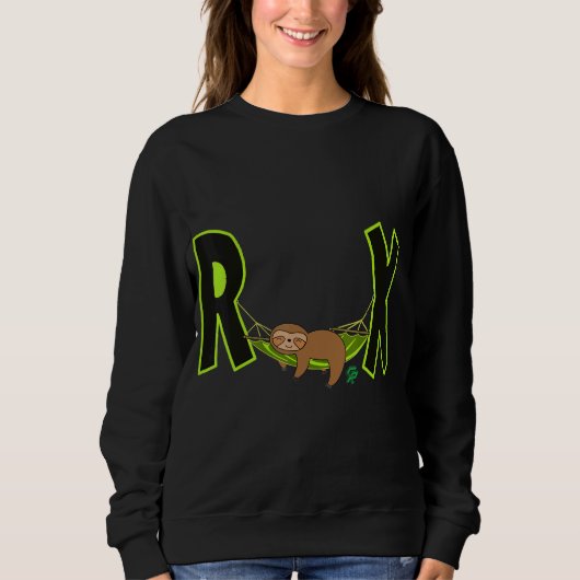 Lazerstück Faulheit Sweatshirt (Vorderseite)