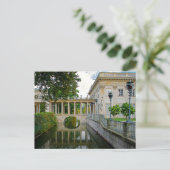 Lazienki Palast Architektur Warschau Postkarte (Stehend Vorderseite)