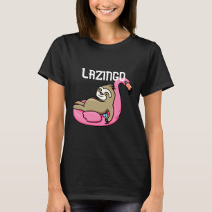 Lazingo Sloth weiß, wie man sich entspannt T-Shirt